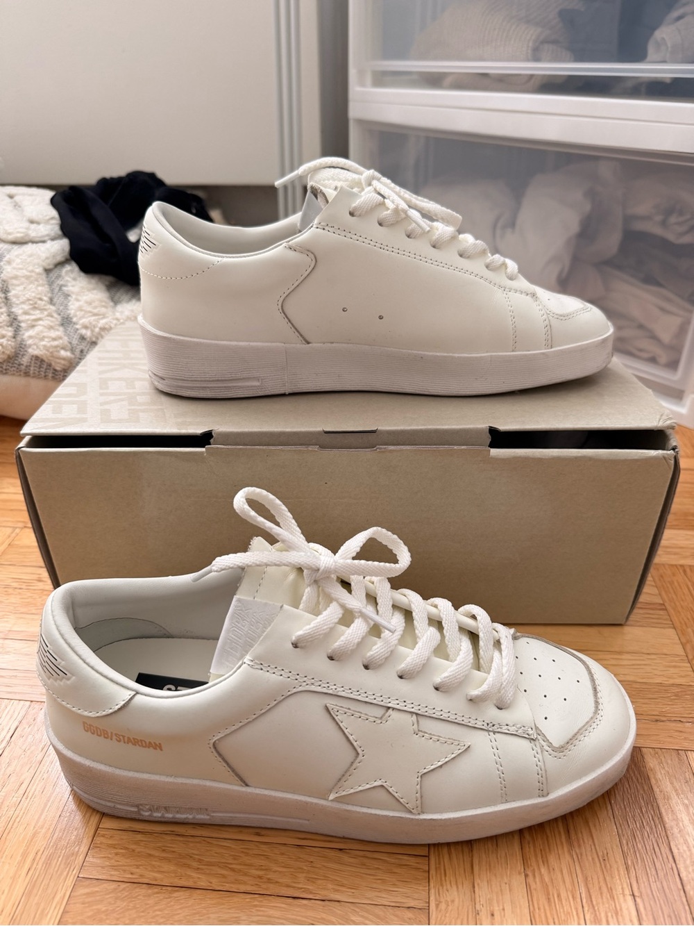 Golden goose stardan total white sneakers - Picture 2 of 9